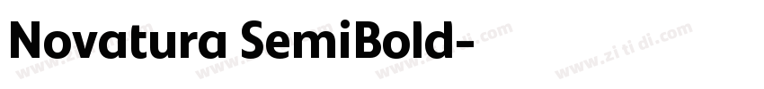 Novatura SemiBold字体转换